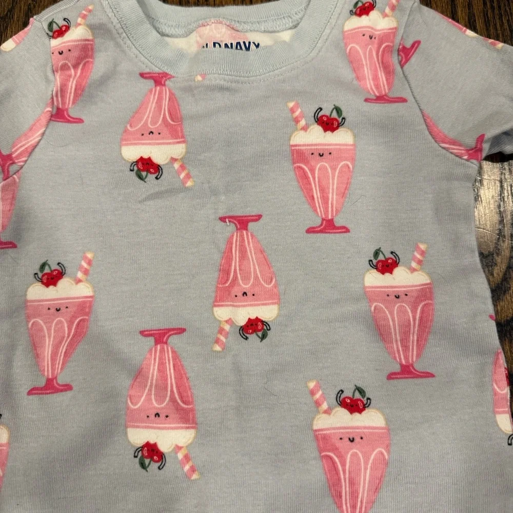 Pink & Blue Milkshake Matching Set 18-24 Months